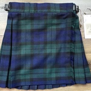 NWT Glen Appin of Scotland Tartan Plaid Kilt Wrap Skirt 2 Yrs